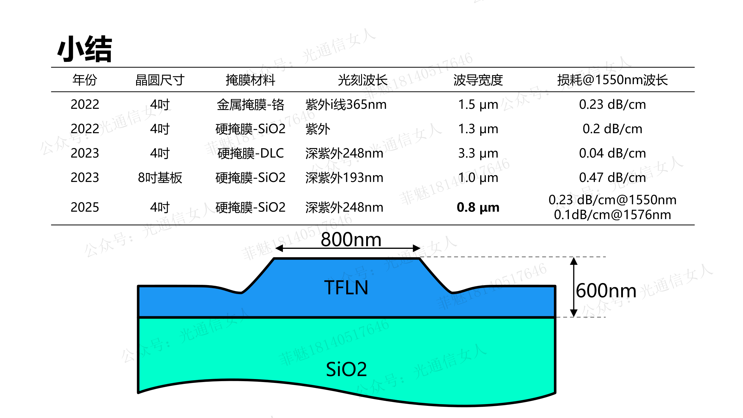 Y11T179 之江实验室TFLN单模波导损耗0.1dB/cm的波导工艺
